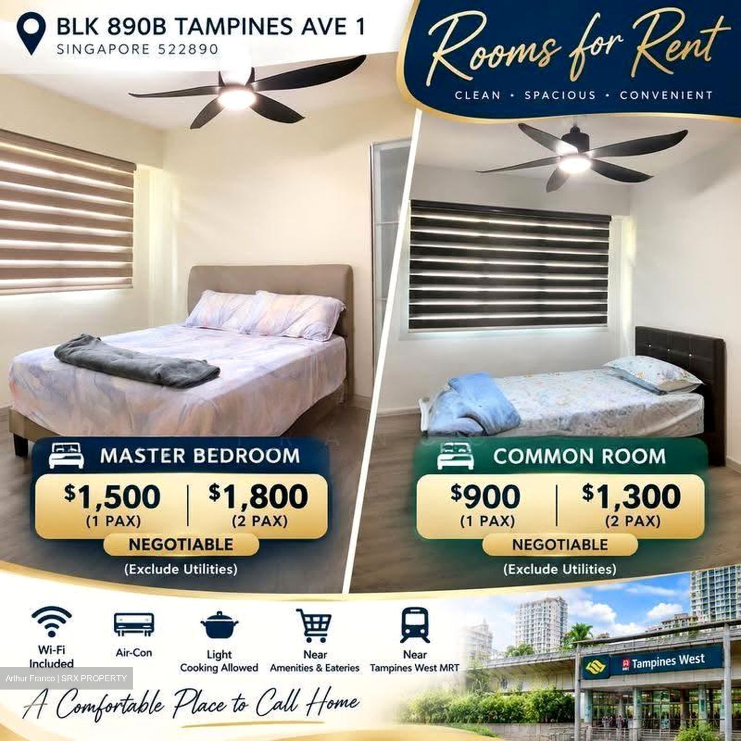 Blk 890B Tampines Greenterrace (Tampines), HDB 4 Rooms #628317761